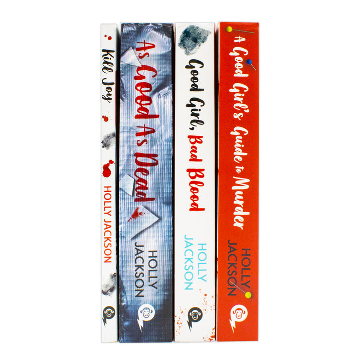 Holly Jackson 4 Book Collection, A Good Girls Guide to Murder, Good Girl Bad Blood, Kill Joy, YA Thriller Series, Teen Reads, Must Read Fiction
