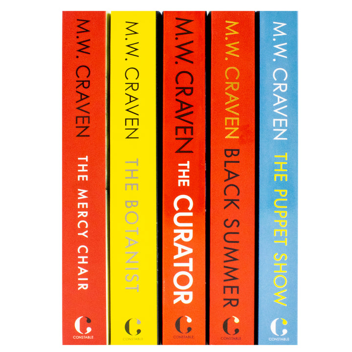 Washington Poe and Avison Fluke Series 5 Books Collection Set By M W Craven - Black Summer, The Puppet Show, The Curator, The Botanist, Dead Ground (Paperback)