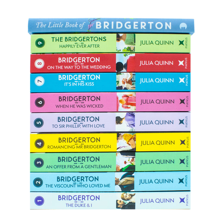 Bridgerton Family Book Series Complete 10 Books Collection Set by Julia Quinn NETFLIX