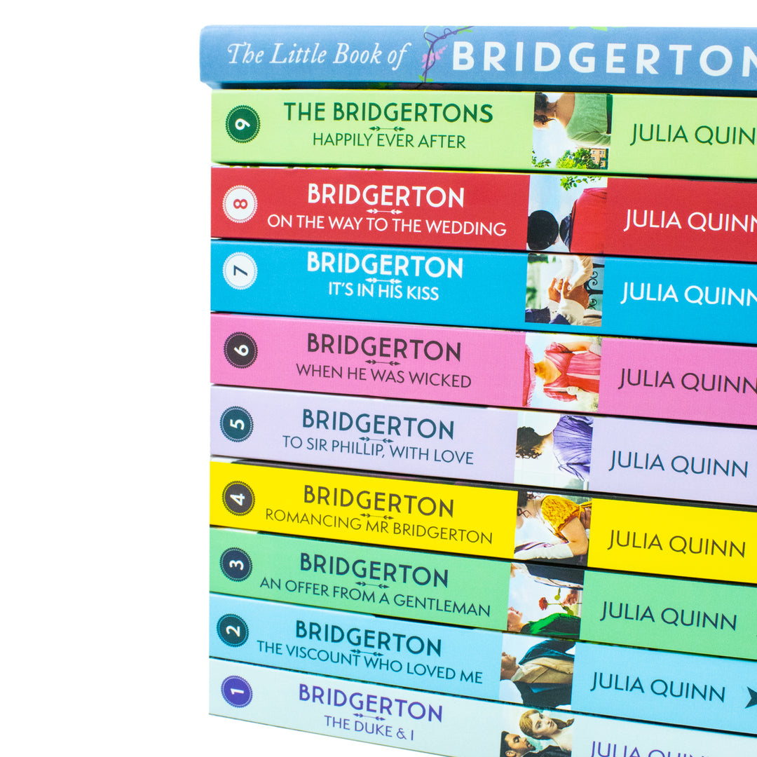 Bridgerton Family Book Series Complete 10 Books Collection Set by Julia Quinn NETFLIX
