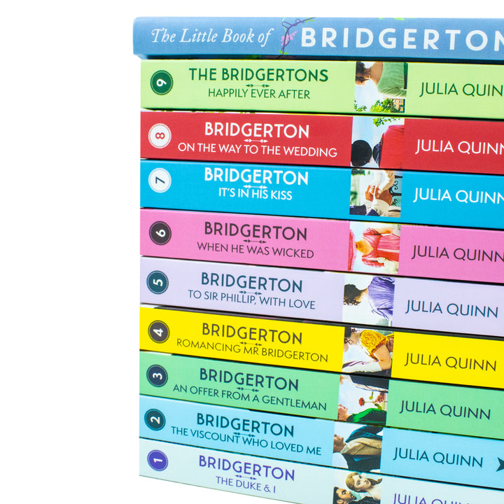 Bridgerton Family Book Series Complete 10 Books Collection Set by Julia Quinn NETFLIX