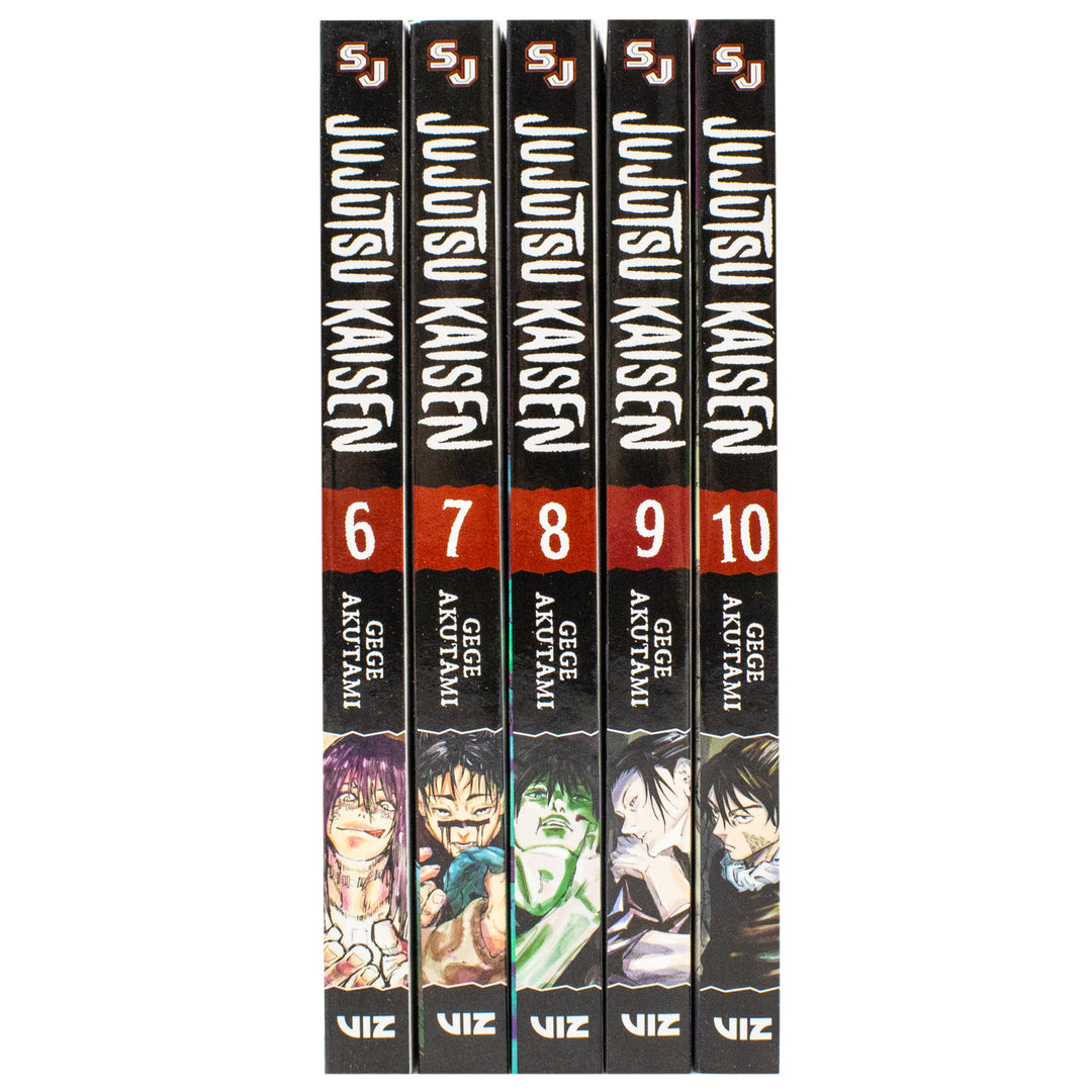 Jujutsu Kaisen Manga Volumes 6–10 by Gege Akutami – 5 Books Collection Set (Paperback)