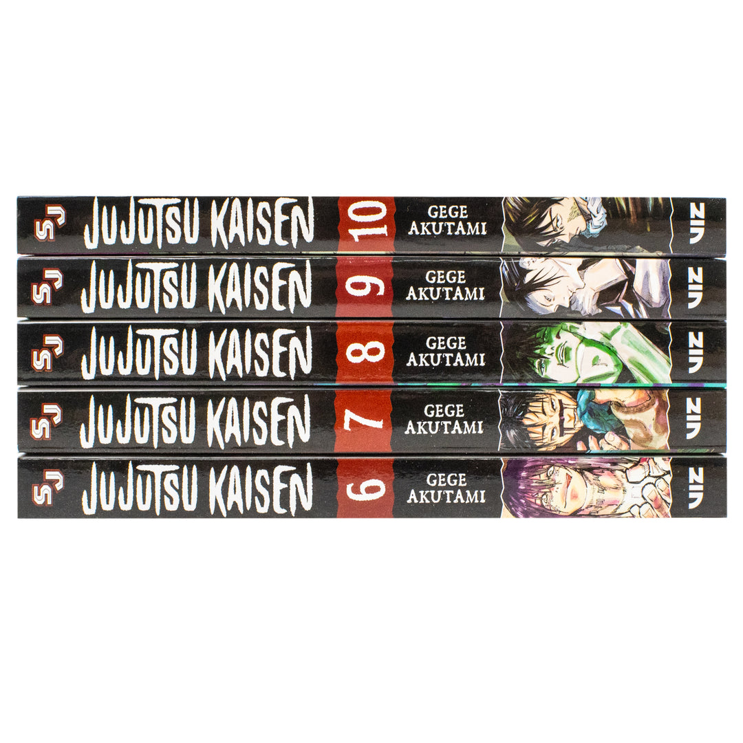 Jujutsu Kaisen Manga Volumes 6–10 by Gege Akutami – 5 Books Collection Set (Paperback)