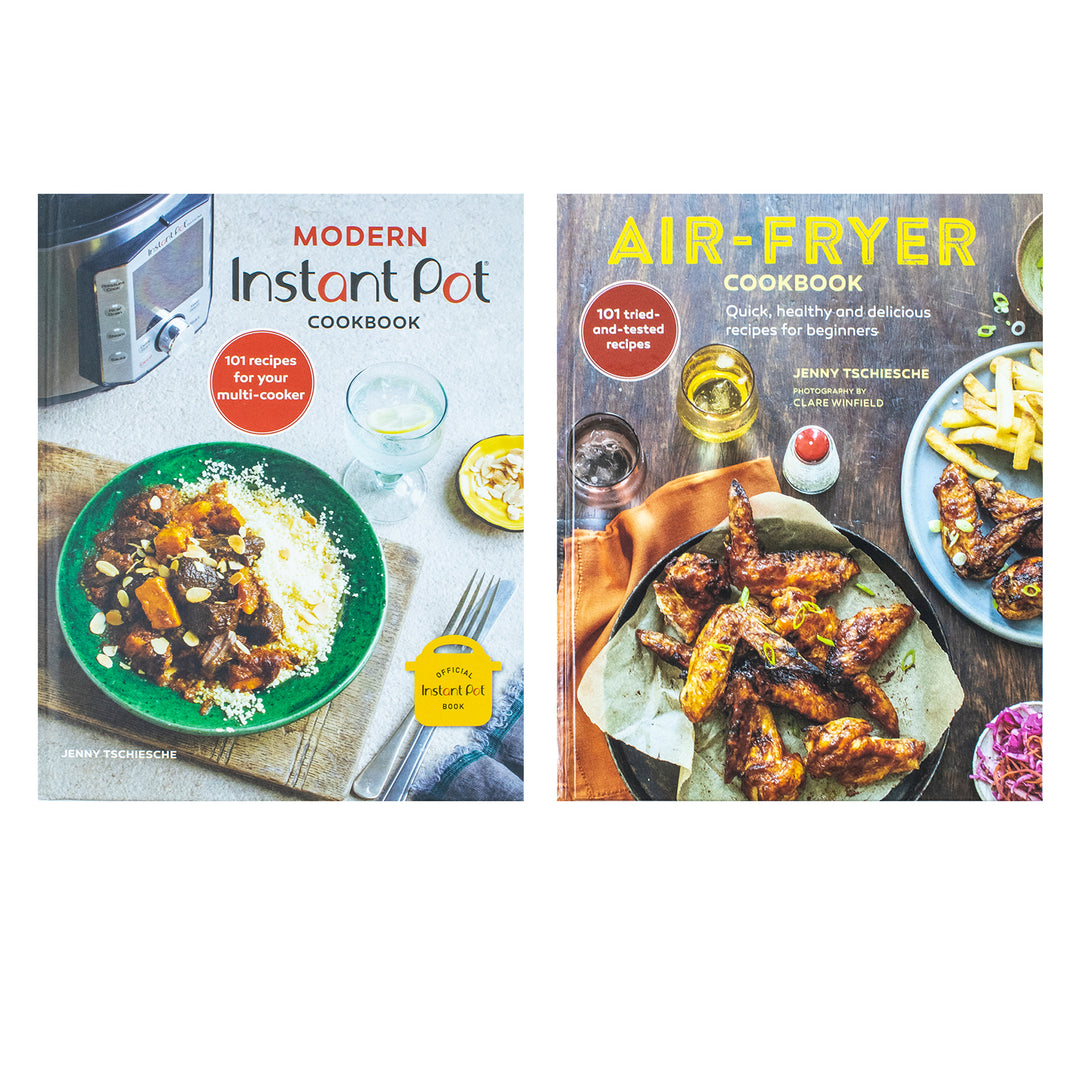 Jenny Tschiesche Collection 2 Books Set (Modern Vegetarian Instant Pot Cookbook, Air-Fryer Cookbook)