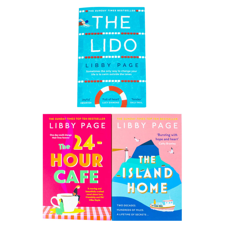 Libby Page Collection – 3 Book Set (The Lido, The 24 Hour Cafe, The Island Home) | Contemporary Fiction, Bestselling Novels & Heartwarming Stories