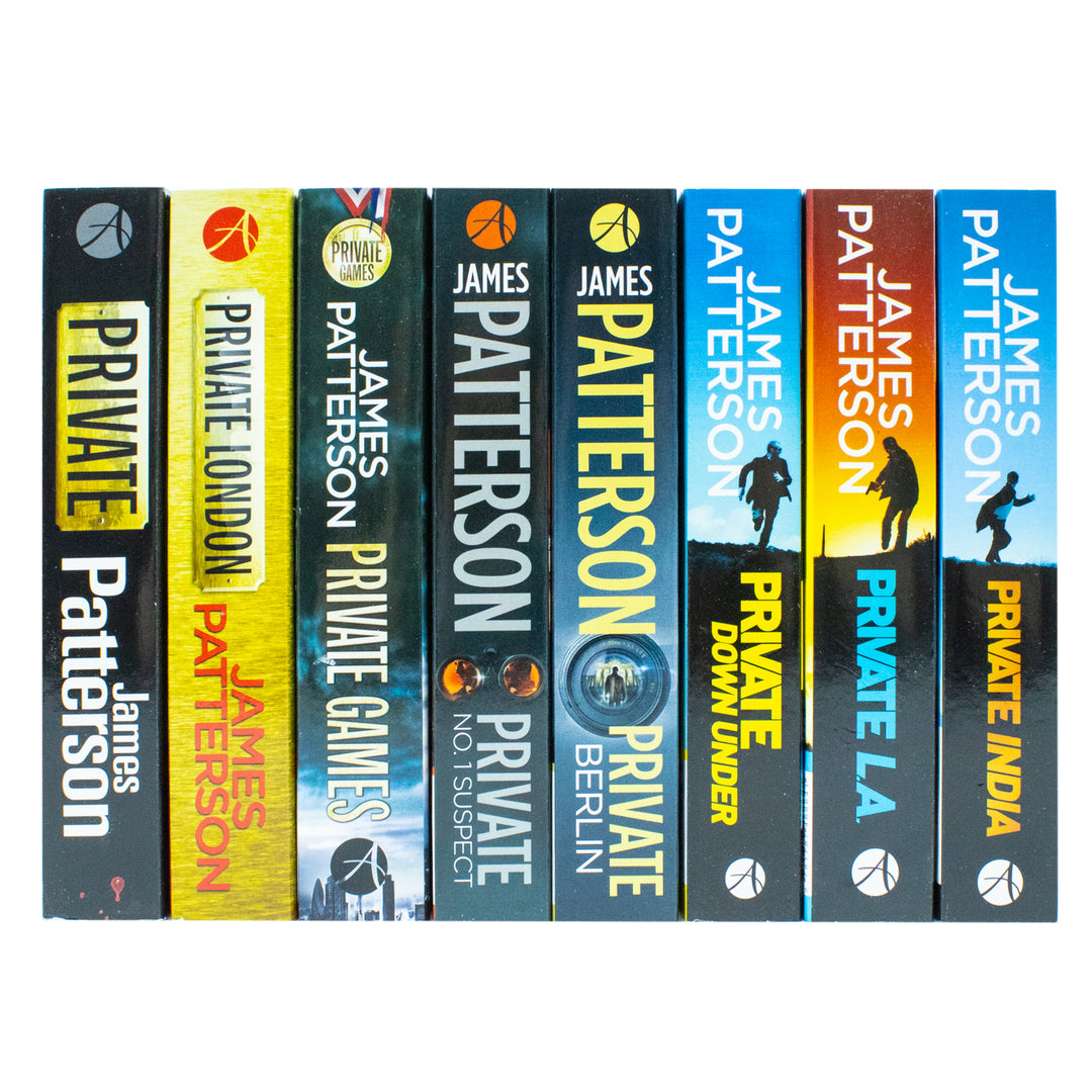 James Patterson Private Series 1-8 Book Collection | Private, Private London, Private Games, Private Berlin & More| Thriller, Mystery, Crime, Suspense