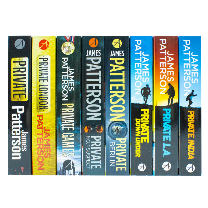 James Patterson Private Series 1-8 Book Collection | Private, Private London, Private Games, Private Berlin & More| Thriller, Mystery, Crime, Suspense