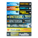 James Patterson Private Series 1-8 Books Collection Set (Private, Private London, Private Games, Private: No. 1 Suspect, Private Berlin, Private Down Under, Private L. A. & Private India)