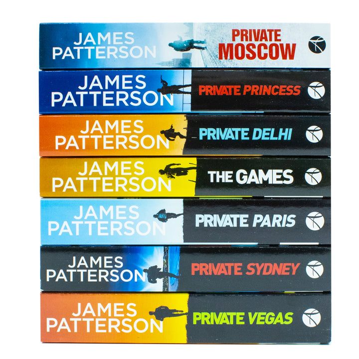 James Patterson Private Series Books 9–15 Collection Set – Thriller Crime Fiction Novels, Private Vegas to Moscow, Bestselling Mystery Books for Adults