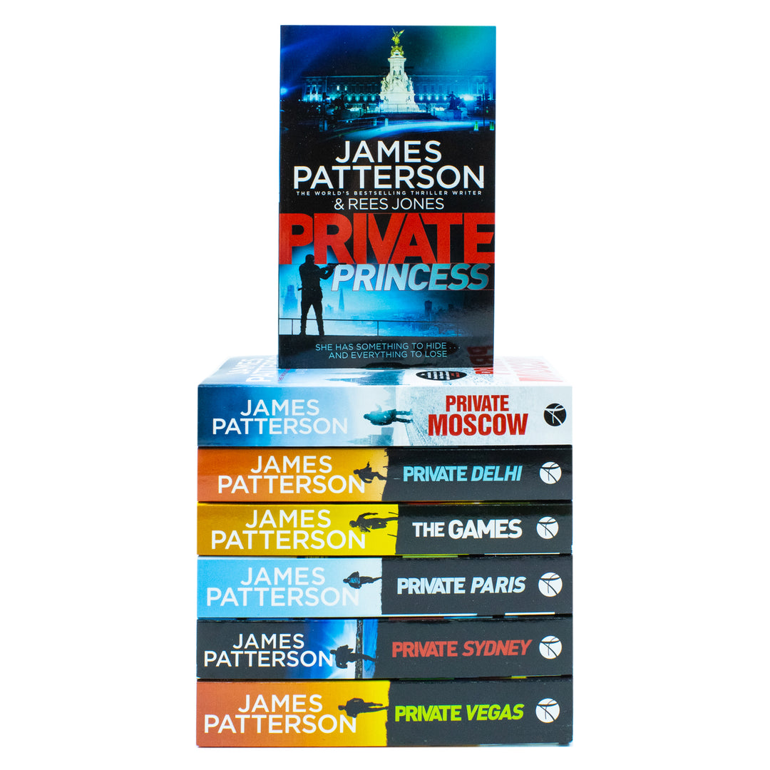 James Patterson Private Series Books 9–15 Collection Set – Thriller Crime Fiction Novels, Private Vegas to Moscow, Bestselling Mystery Books for Adults