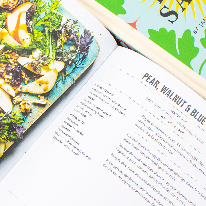 Leon Happy Salads and Happy Fast Food 2 Books Set By Jane Baxter, John Vincent, Rebecca Seal, Jack Burke