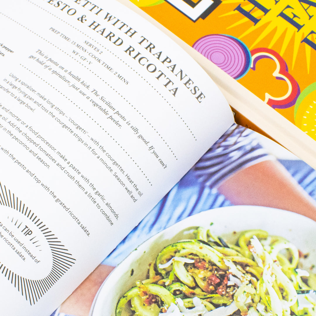 Leon Happy Salads and Happy Fast Food 2 Books Set By Jane Baxter, John Vincent, Rebecca Seal, Jack Burke