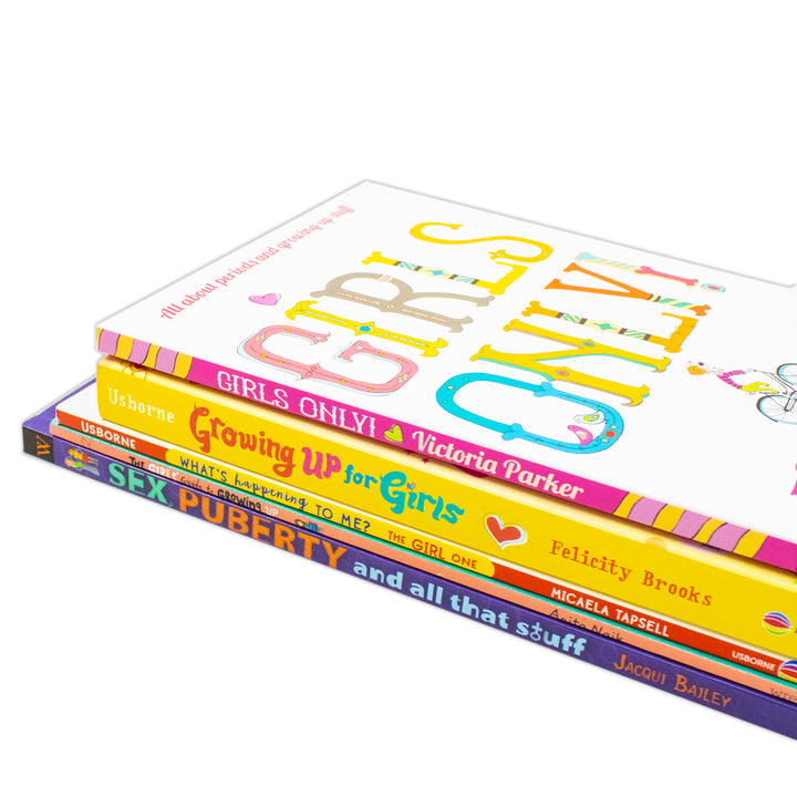 Growing Up For Girls 5 Books Collection Set (The Girls' Guide to Growing Up, Girls Only! All About Periods, Sex, Puberty and All That Stuff, Growing up for Girls and What's Happening To Me? The Girl One)