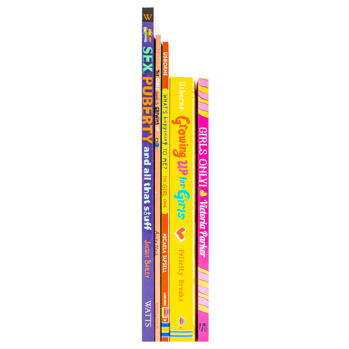 Growing Up For Girls 5 Books Collection Set (The Girls' Guide to Growing Up, Girls Only! All About Periods, Sex, Puberty and All That Stuff, Growing up for Girls and What's Happening To Me? The Girl One)