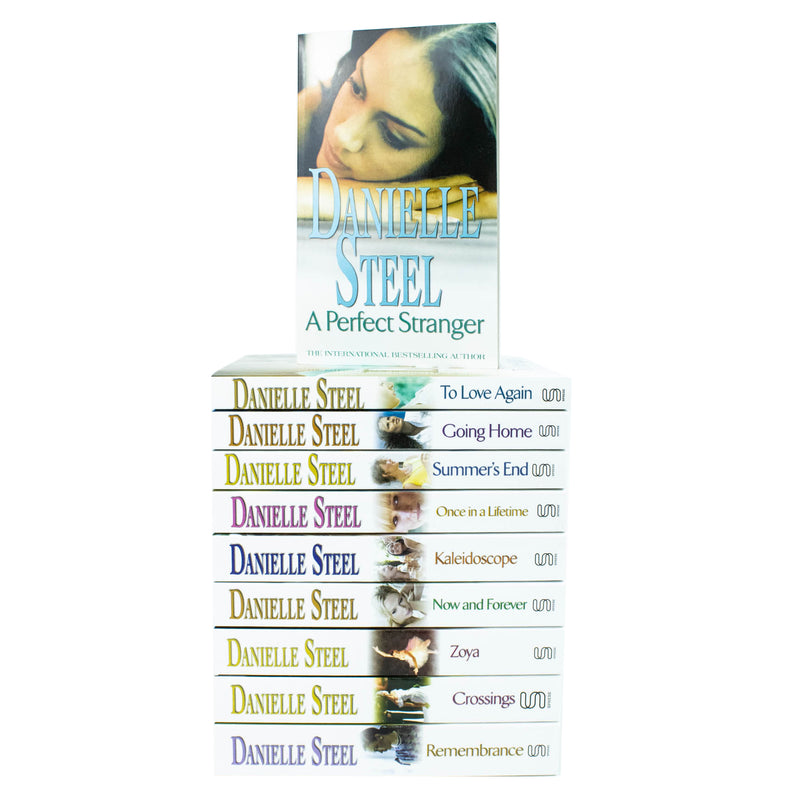 Danielle Steel Collection 10 Books Set (Going Home, To Love Again, Crossings, Now And Forever, Remembrance, A Perfect Stranger, Kaleidoscope, Once In A Lifetime, Zoya, Summer's End)
