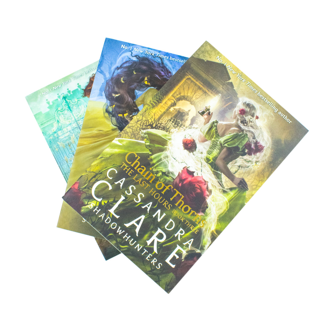 The Last Hours Series 3 Books Collection Set By Cassandra Clare (Chain Of Gold, Chain Of Iron & [Hardback] Chain Of Thorns)