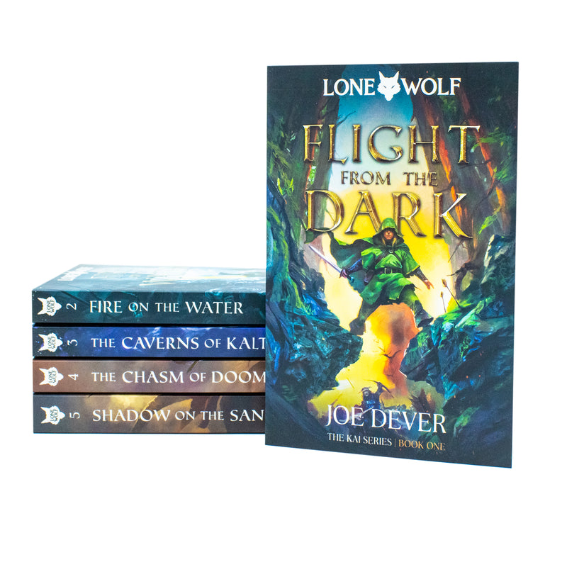 Lone Wolf Series 5 Paperback Book Collection by Joe Dever – Epic Fantasy Adventure, Action-Packed Heroic Journey, Immersive Worlds & Must-Read Classic