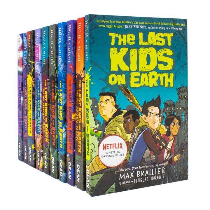 The Last Kids on Earth Series 10 Books Collection Set By Max Brallier (Last Kids On Earth, Zombie Parade, Nightmare King, Cosmic Beyond, Midnight Blade, Skeleton Road & More)
