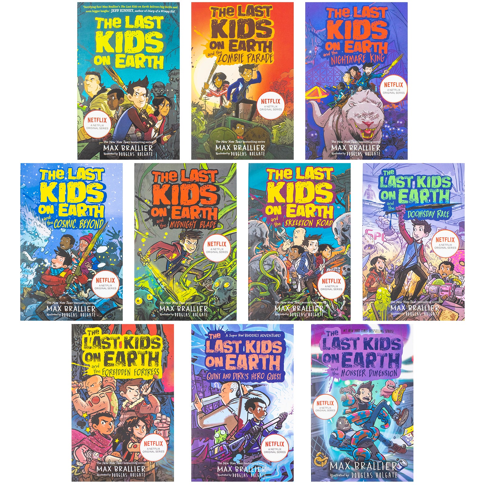 The Last Kids on Earth Series 10 Books Collection Set By Max