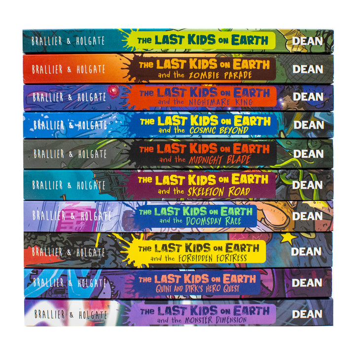 The Last Kids on Earth Series 10 Books Collection Set By Max Brallier (Last Kids On Earth, Zombie Parade, Nightmare King, Cosmic Beyond, Midnight Blade, Skeleton Road & More)