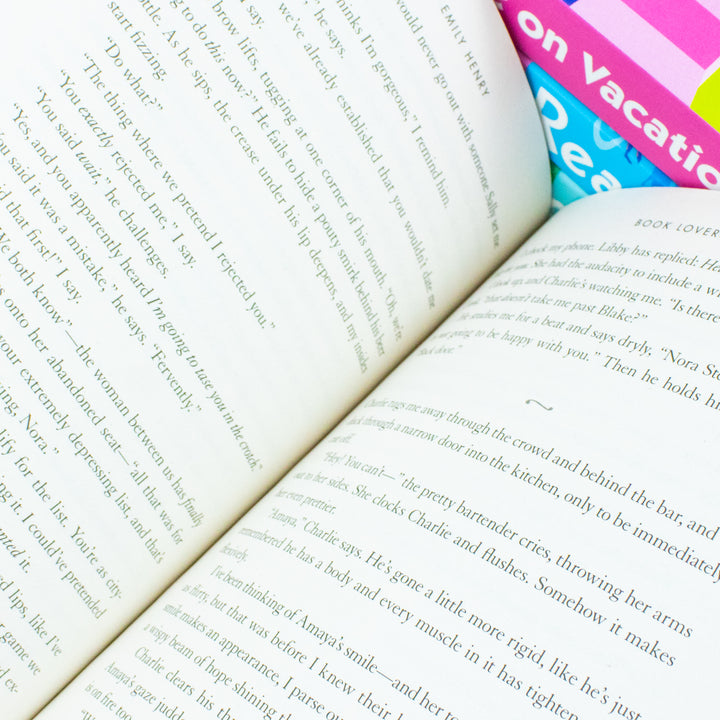 Emily Henry Collection 4 Books Set (Happy Place, Book Lovers, Beach Read, You and Me on Vacation)
