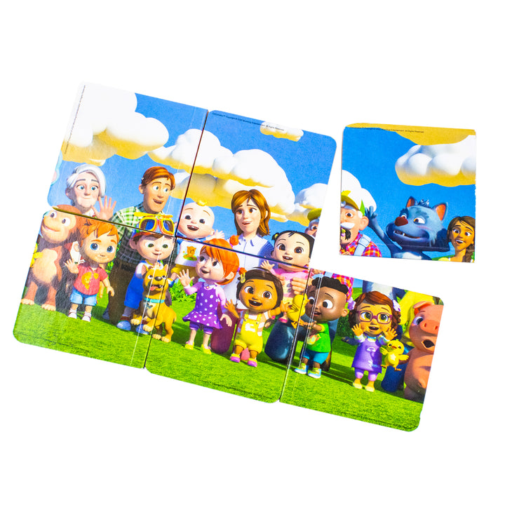 Cocomelon Little Learners Pocket Library 12 Board Books Collection Set (Animals, Fruit And Vegetables, Weather, Days of the Week, Family Time and More)