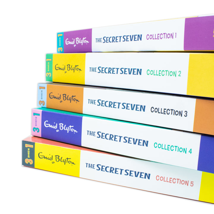 Enid Blyton The Secret Seven Series | 15 Classic Adventure & Mystery Stories | 5 Book Collection | Children's Fiction | Perfect Gift for Ages 8+