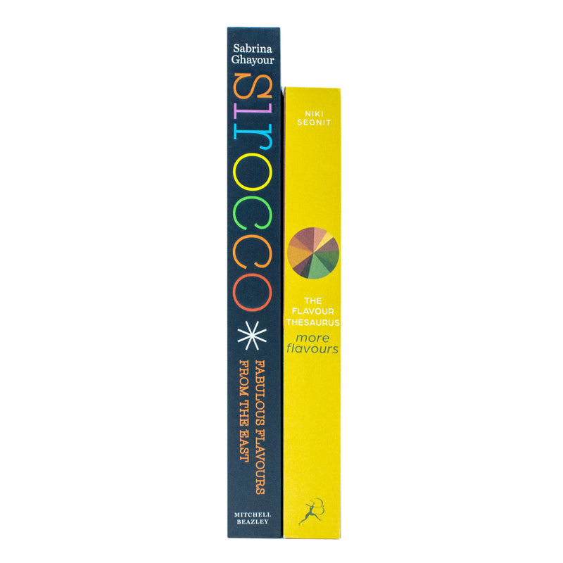 The Flavour Thesaurus More Flavours By Niki Segnit and Sirocco Fabulous Flavours from the East By Sabrina Ghayour 2 Books Collection Set