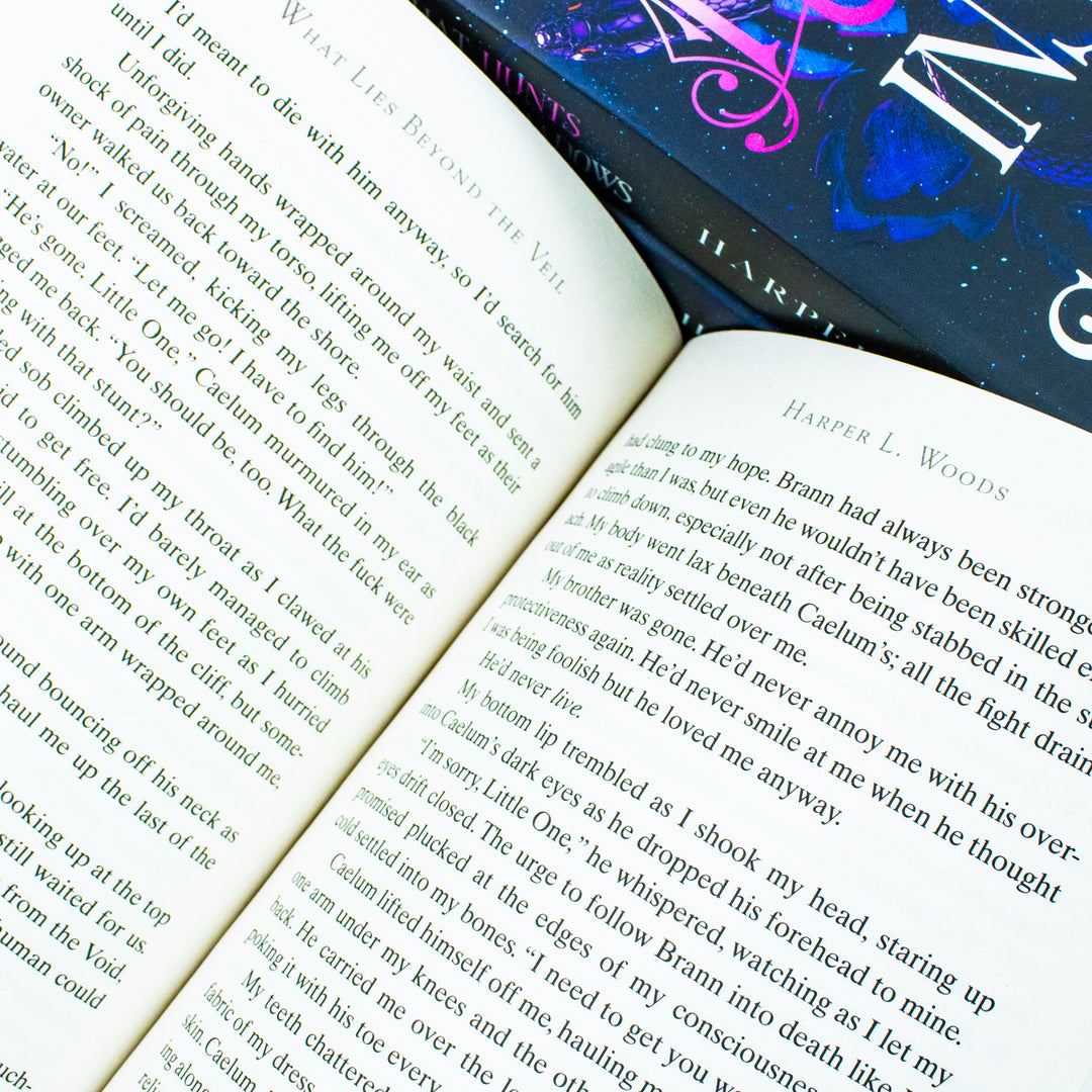 Of Flesh and Bone Series 3 Books Collection Set by Harper L. Woods (What Lies Beyond the Veil, What Hunts Inside the Shadows and What Lurks Between the Fates)