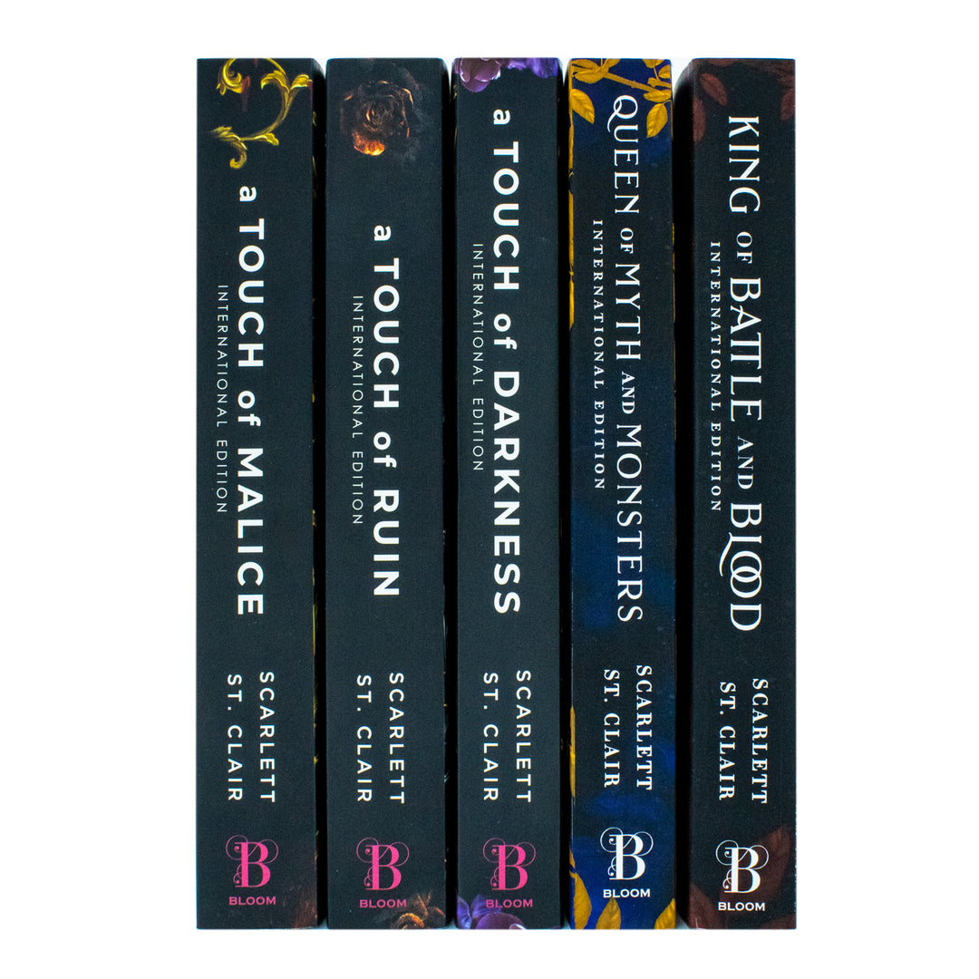 Scarlett St Clair Hades X Persephone & Adrian X Isolde Series Collection 5 Books Set (A Touch of Darkness, A Touch of Ruin, A Touch of Malice, King of Battle and Blood & Queen of Myth and Monsters)