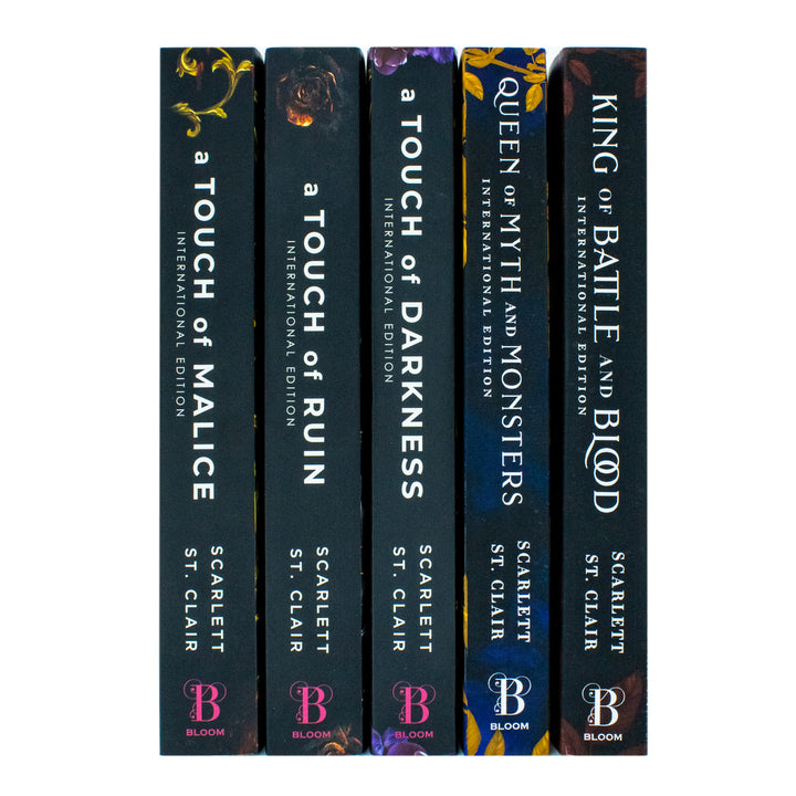 Scarlett St Clair Hades X Persephone & Adrian X Isolde Series Collection 5 Books Set (A Touch of Darkness, A Touch of Ruin, A Touch of Malice, King of Battle and Blood & Queen of Myth and Monsters)