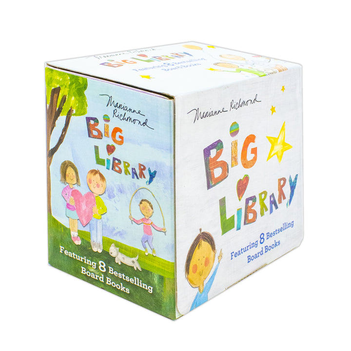 Big Library Board Book Marianne Richmond 8 Books Collection Box Set (I Love You So,If I Could Keep You Little, You Are My Kiss Good Night,Be Brave Little One,Hooray For You,I Believe In You and More)