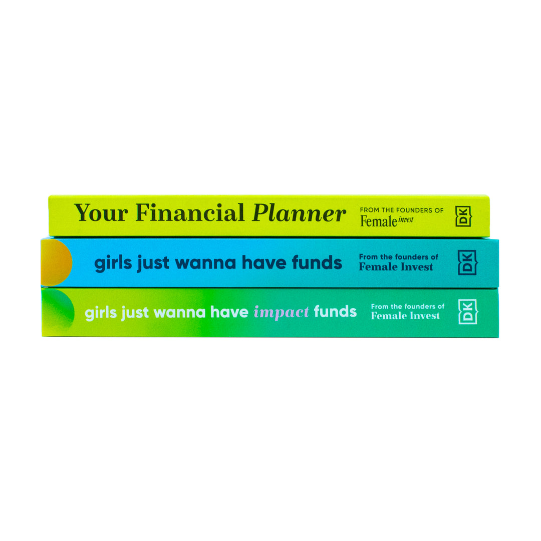Your Financial Planner, Girls Just Wanna Have Impact Funds and Girls Just Wanna Have Funds By Camilla Falkenberg, Emma Due Bitz, Anna-Sophie Hartvigsen 3 Books Collection Set