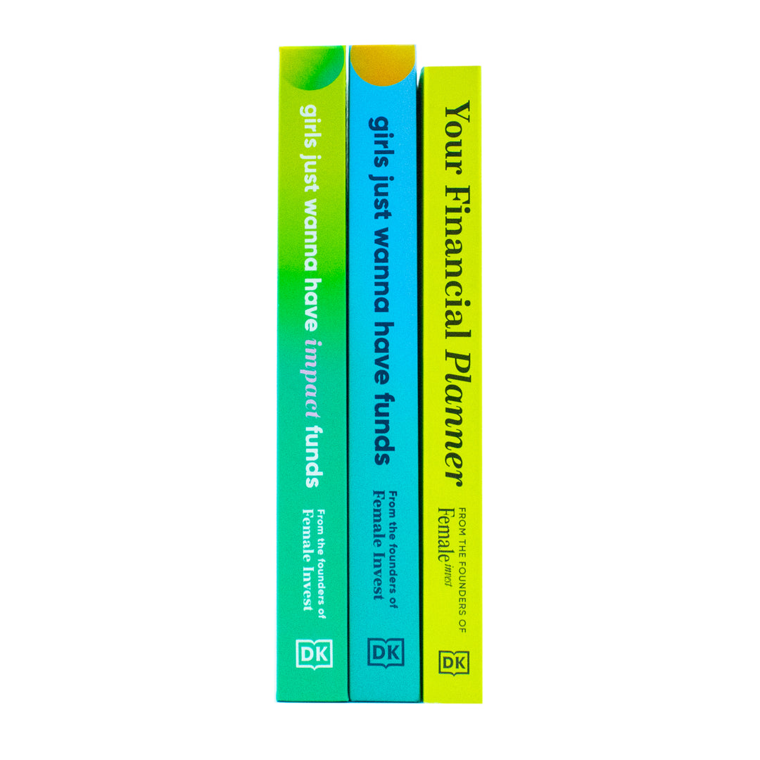 Your Financial Planner, Girls Just Wanna Have Impact Funds and Girls Just Wanna Have Funds By Camilla Falkenberg, Emma Due Bitz, Anna-Sophie Hartvigsen 3 Books Collection Set