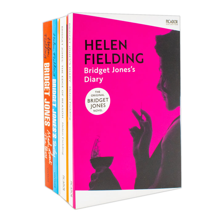 Bridget Jones Series By Helen Fielding Complete 4 Books Collection Set (Bridget Jones's Diary, The Edge of Reason, Mad About the Boy and Bridget Jones's Baby)