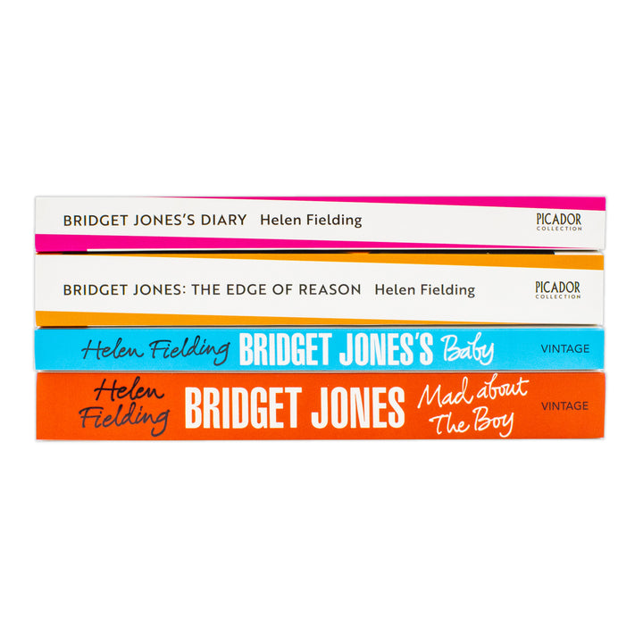 Bridget Jones Series By Helen Fielding Complete 4 Books Collection Set (Bridget Jones's Diary, The Edge of Reason, Mad About the Boy and Bridget Jones's Baby)