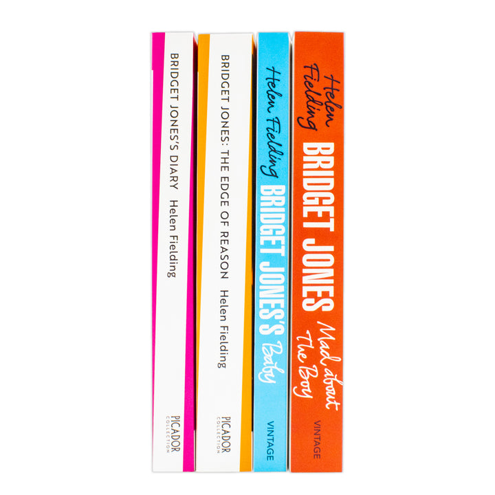 Bridget Jones Series By Helen Fielding Complete 4 Books Collection Set (Bridget Jones's Diary, The Edge of Reason, Mad About the Boy and Bridget Jones's Baby)