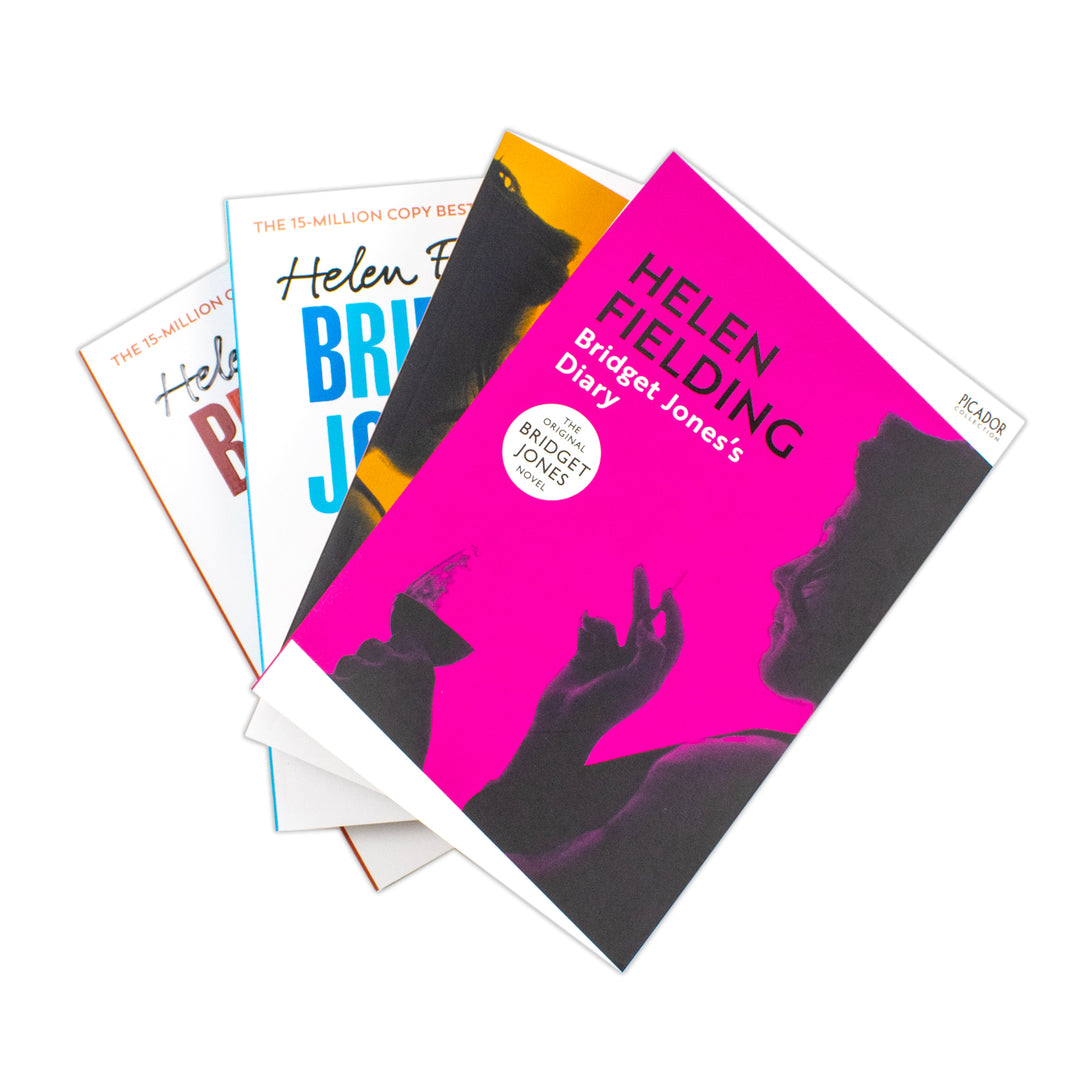 Bridget Jones Series By Helen Fielding Complete 4 Books Collection Set (Bridget Jones's Diary, The Edge of Reason, Mad About the Boy and Bridget Jones's Baby)
