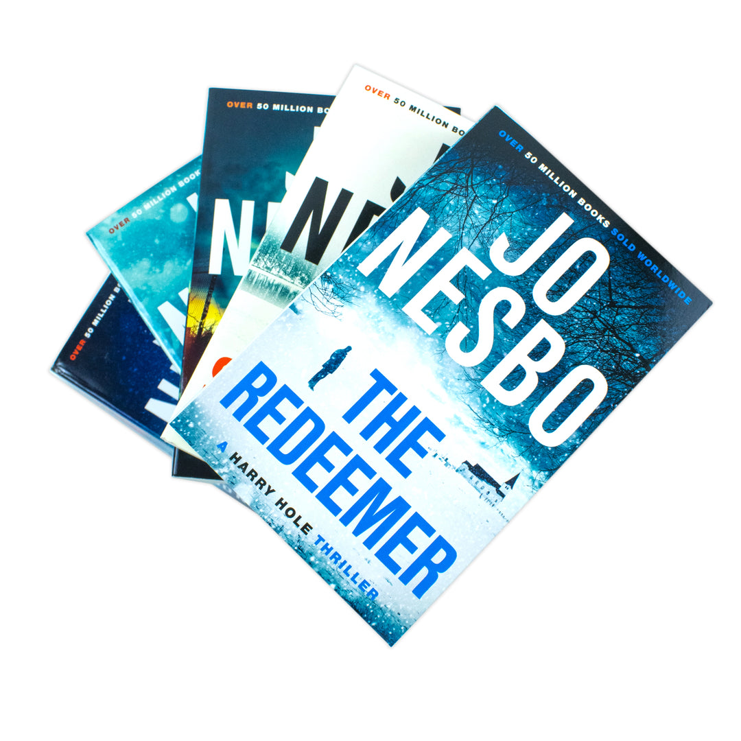 Harry Hole Series 6-10 Collection 5 Books Set By Jo Nesbo (The Redeemer, The Snowman, The Leopard, Phantom and Police)