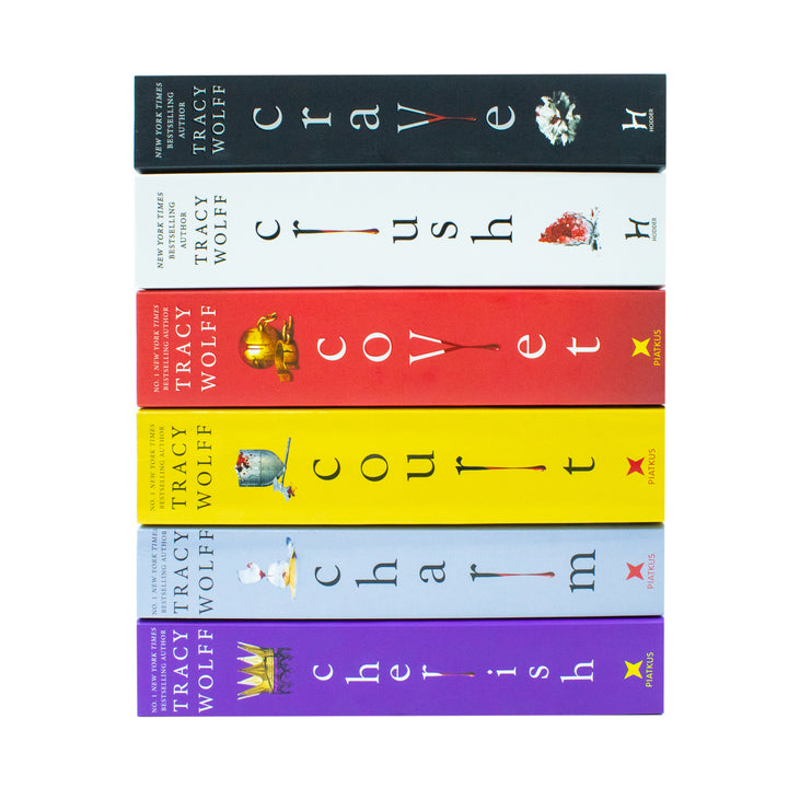 Crave Series 6 Books Collection Set by Tracy Wolff | Fantasy Romance Vampire Book Set for Ages 12+ (Crave, Crush, Covet, Court, Charm & Cherish)