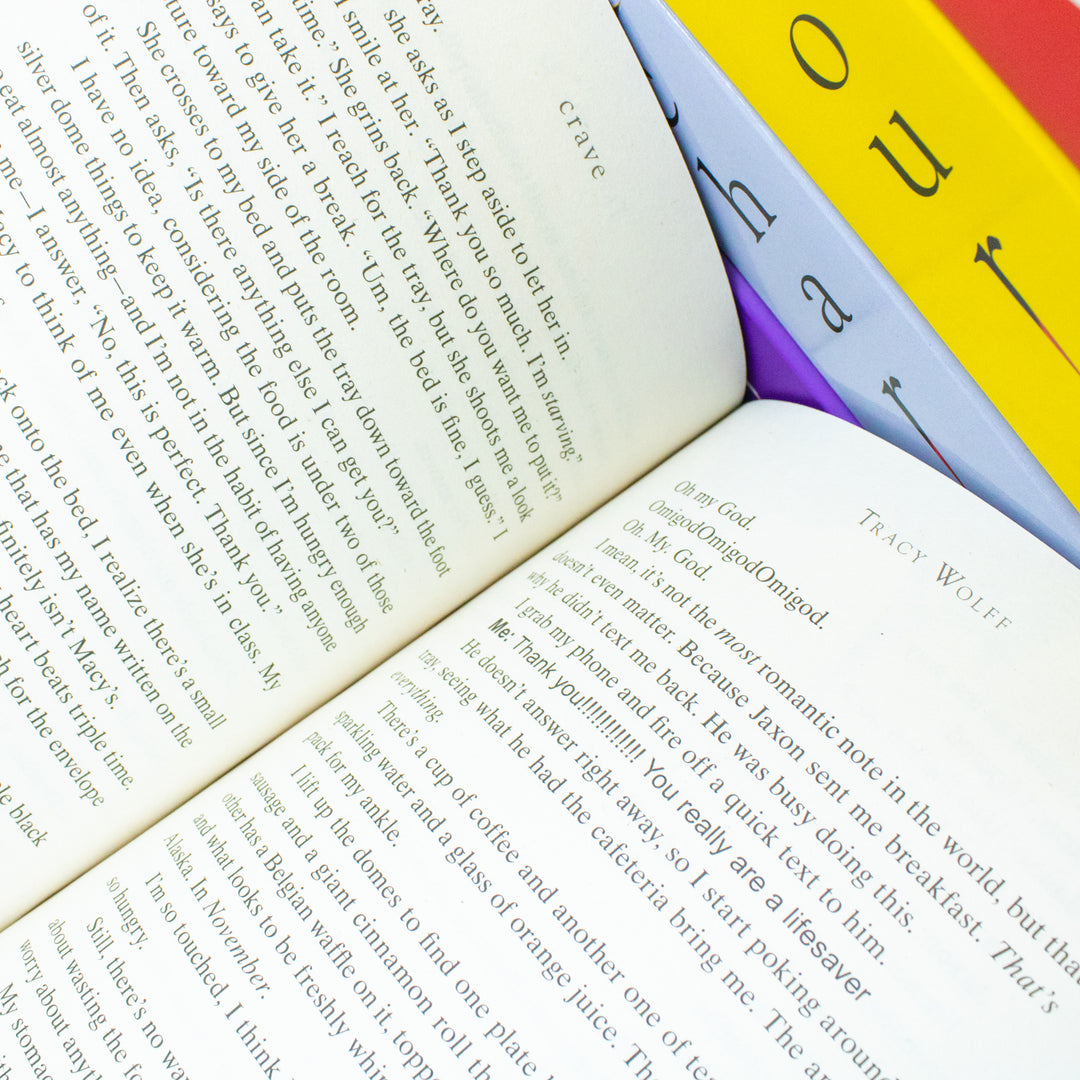 Crave Series 6 Books Collection Set by Tracy Wolff | Fantasy Romance Vampire Book Set for Ages 12+ (Crave, Crush, Covet, Court, Charm & Cherish)