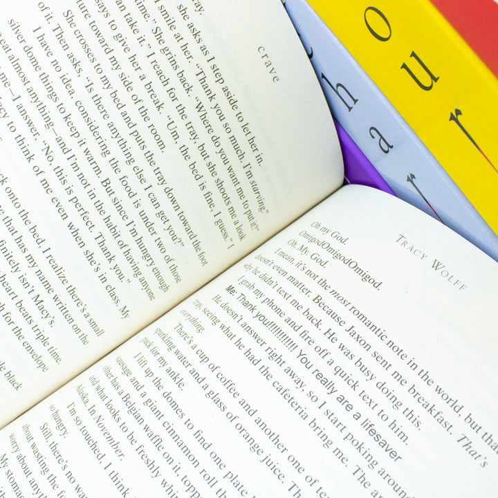 Crave Series 6 Books Collection Set by Tracy Wolff | Fantasy Romance Vampire Book Set for Ages 12+ (Crave, Crush, Covet, Court, Charm & Cherish)