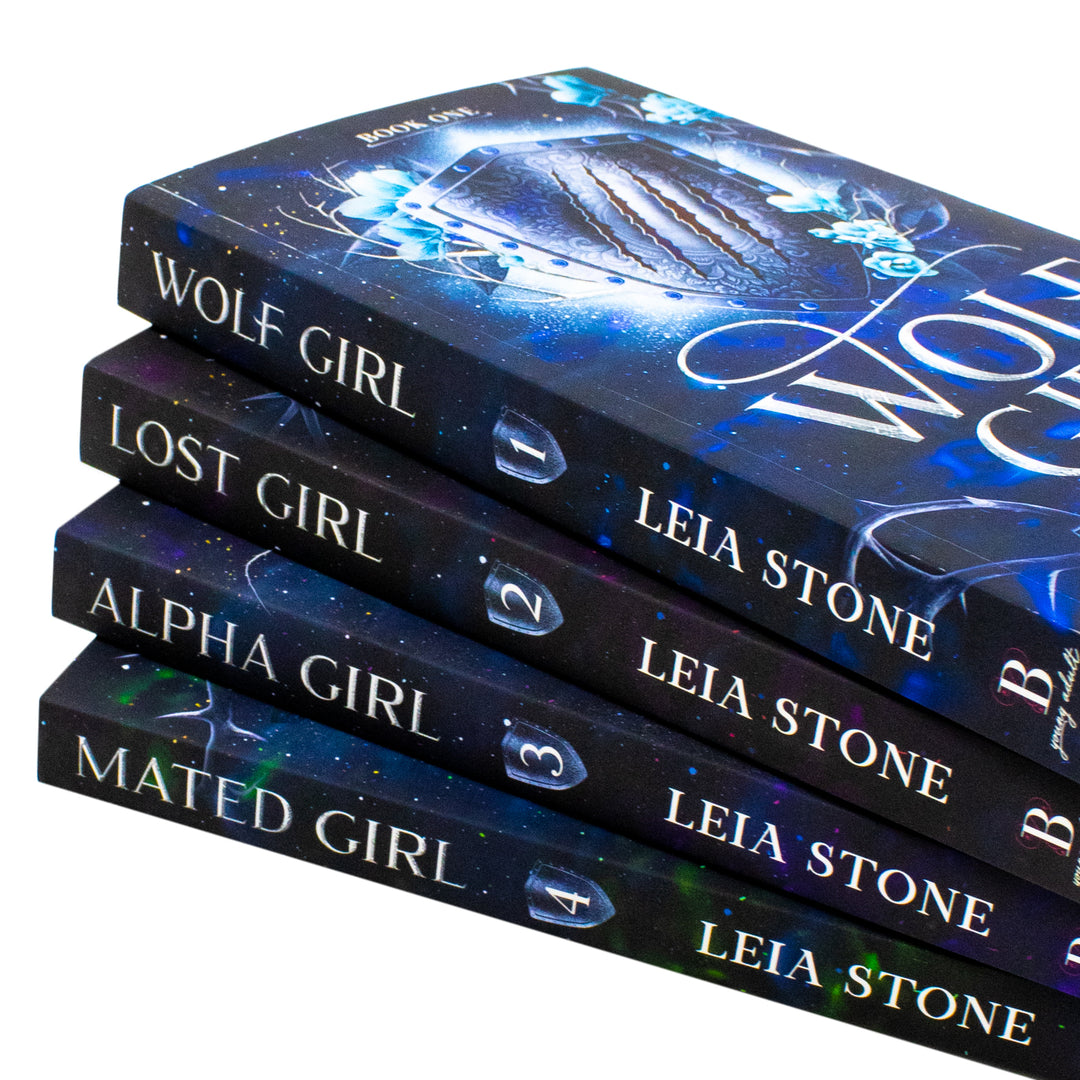 Wolf Girl Series 4 Books Collection Set By Leia Stone (Wolf Girl, Lost Girl, Alpha Girl and Mated Girl)