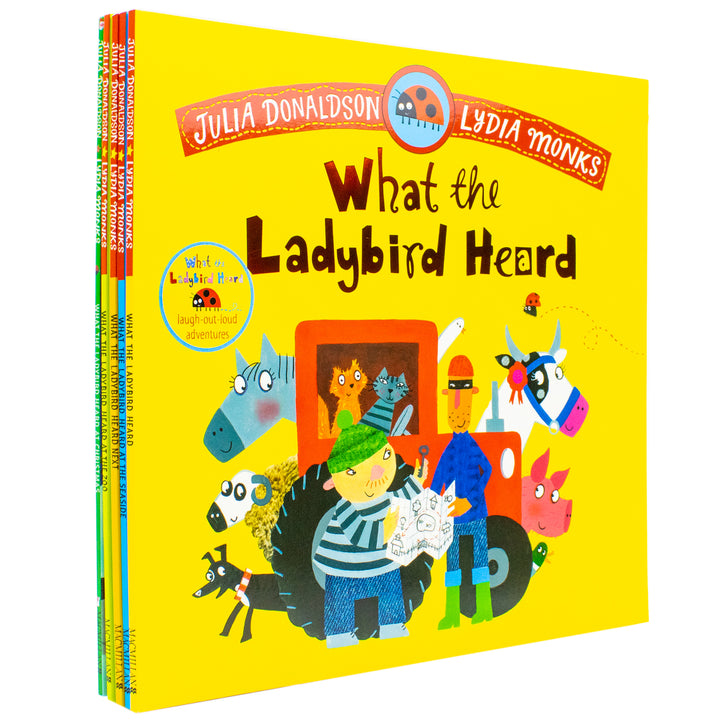 What the Ladybird Heard Series 5 Books Collection Set by Julia Donaldson & Lydia Monks | Picture Books