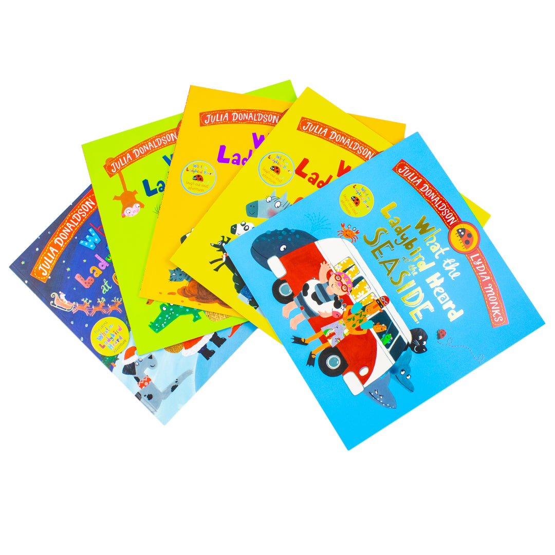 What the Ladybird Heard Series 5 Books Collection Set by Julia Donaldson & Lydia Monks | Picture Books