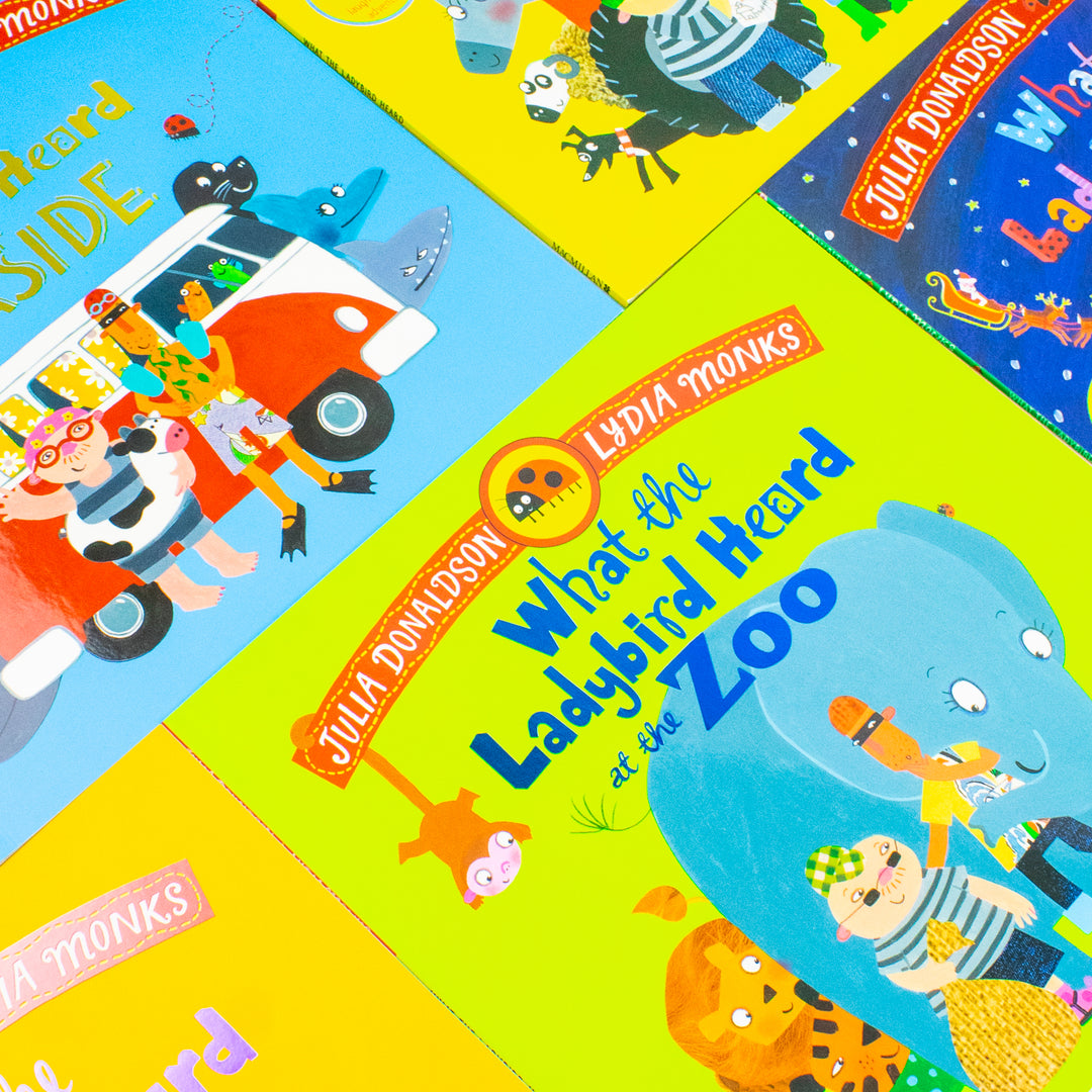 What the Ladybird Heard Series 5 Books Collection Set by Julia Donaldson & Lydia Monks | Picture Books