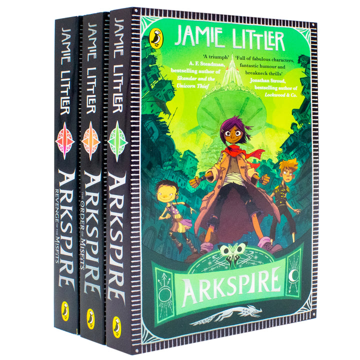 Arkspire Series 3 Books Collection Set By Jamie Littler (Arkspire, The Order of Misfits and Revenge of the Misfits) | Paperback