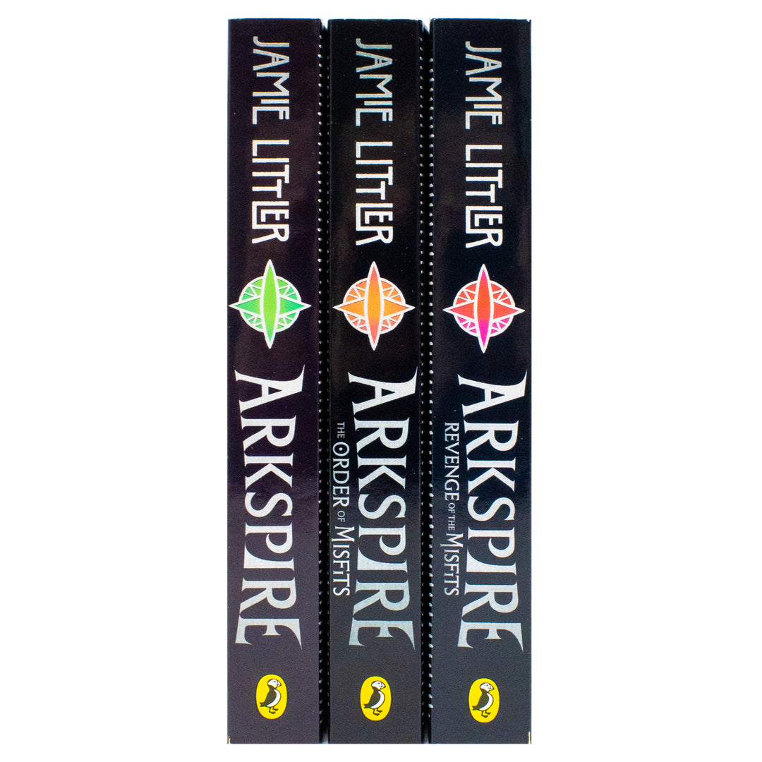 Arkspire Series 3 Books Collection Set By Jamie Littler (Arkspire, The Order of Misfits and Revenge of the Misfits) | Paperback