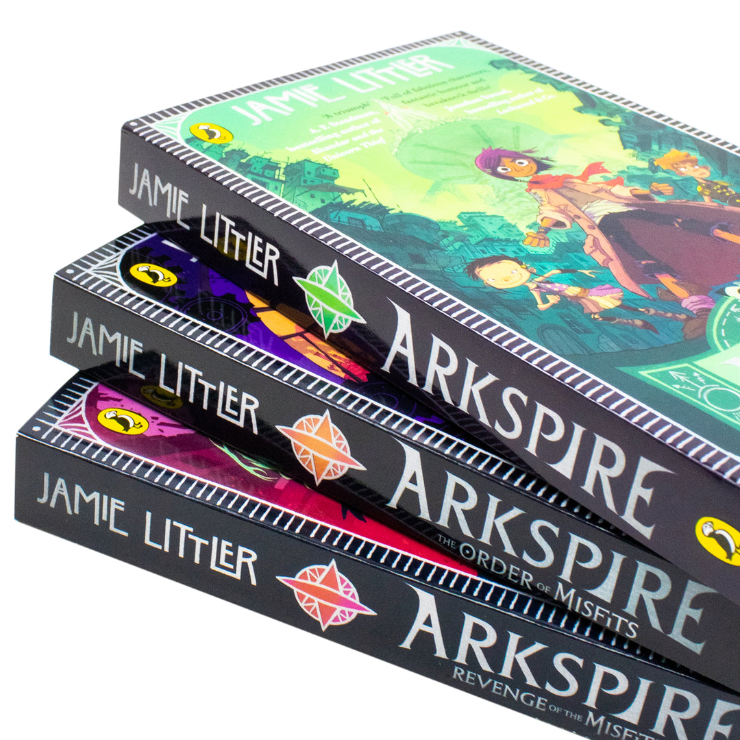 Arkspire Series 3 Books Collection Set By Jamie Littler (Arkspire, The Order of Misfits and Revenge of the Misfits) | Paperback