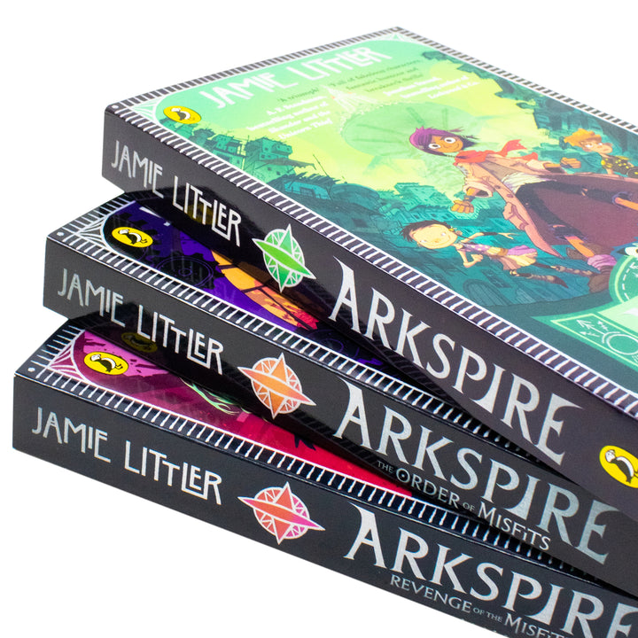Arkspire Series 3 Books Collection Set By Jamie Littler (Arkspire, The Order of Misfits and Revenge of the Misfits) | Paperback